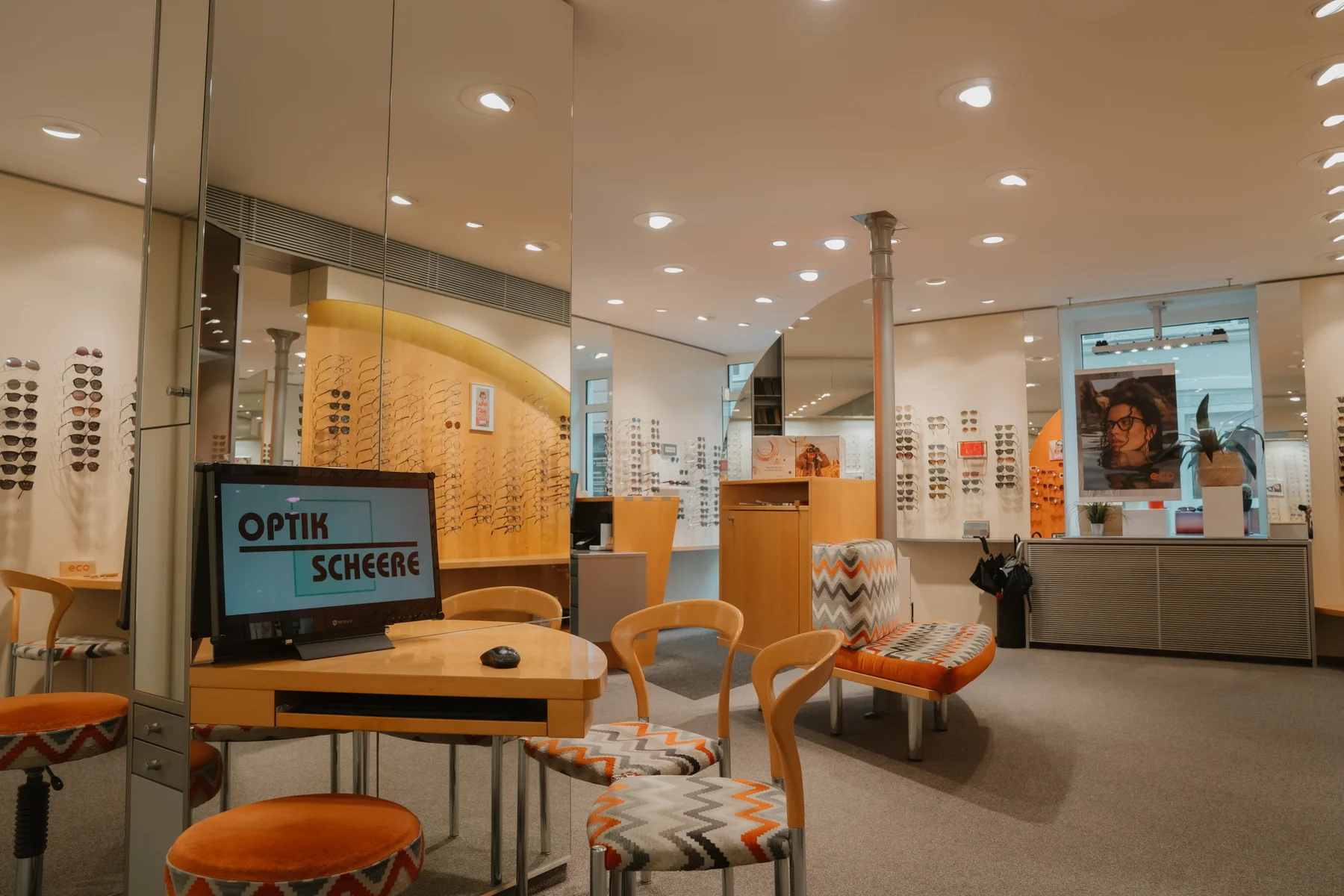 Ladengeschäft Optik Scheere in Erding