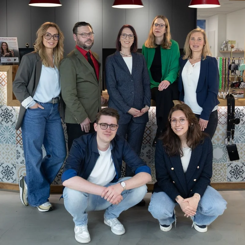 Das Team von GRONDE & Sehen in der Bahnhofstraße Augsburg